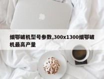 细鄂破机型号参数,300x1300细鄂破机最高产量