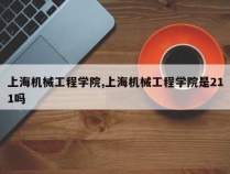 上海机械工程学院,上海机械工程学院是211吗
