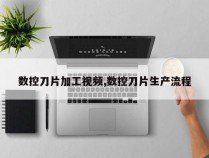 数控刀片加工视频,数控刀片生产流程